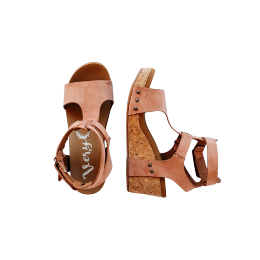 Coral Willa Wedge
