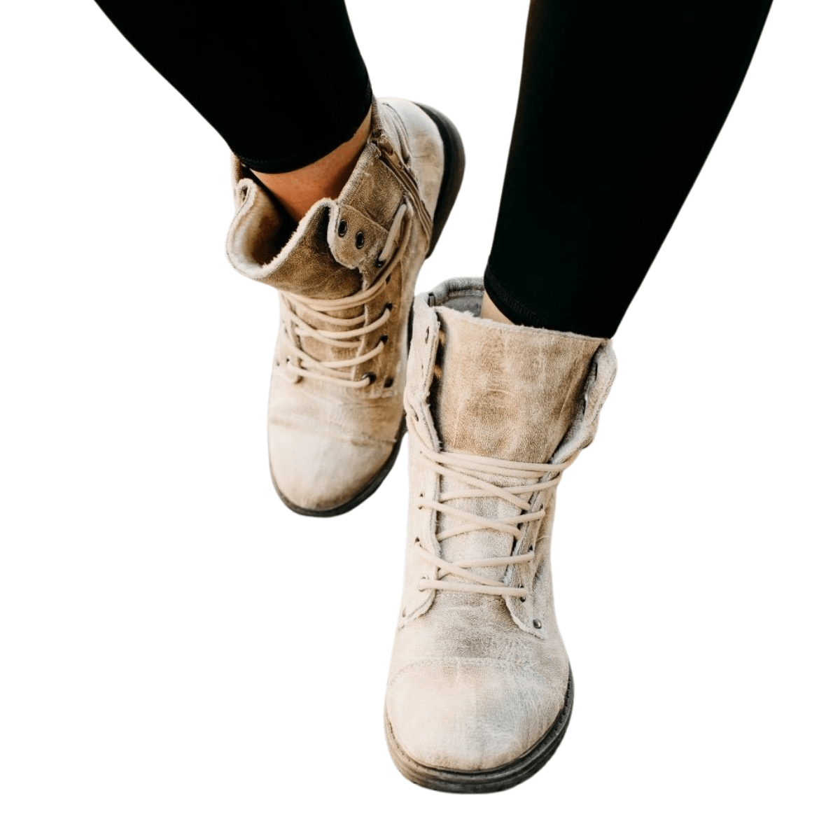 Kenia Boot in Cream - The Boutique Outlet